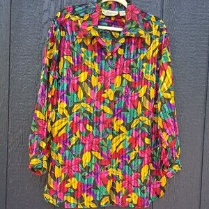 Josephine Vibrant Floral Button Down Shirt